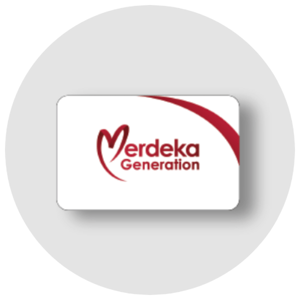 Image of merdeka generation card